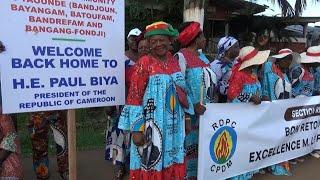 Supporters rally to welcome Paul Biya on his return to Cameroon amid health rumours | AFP