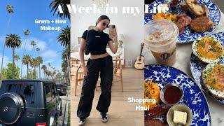 A Week in my life in Los Angeles  Grwm using new makeup, Shopping Haul, + Life Update!