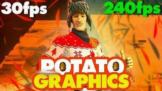 КАК ПОСТАВИТЬ ПОТЕТО ГРАФИКУ ФОРТНАЙТ |  POTATO GRAPHICS