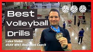 Volleyball Drills | Volleyball Practice Design | "Play as much volleyball as possible." - Luka Slabe