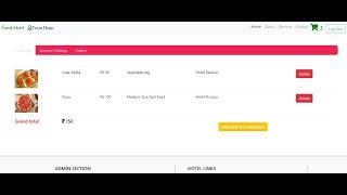 ONLINE FOOD ORDERING SYSTEM IN PHP and MySQL | Source Code & Projects | Review