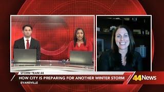 How the City of Evansville is preparing for another winter storm