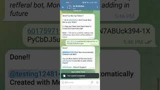 How to create telegram advanced refer & earn bot in just 1 minute  #telegrambot #referandearnbot