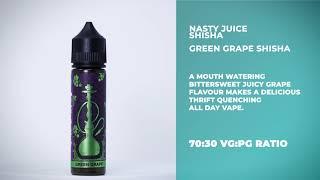 Green Grape Shisha - Nasty Juice Shisha - Kix Vaping Liquids