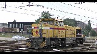 Vertrek Strukton Rail MaK G 1206 303007 Station Amersfoort