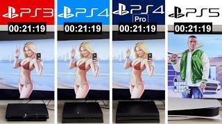 PS3 vs PS4 VS PS4 Pro vs PS5 | GTA 5