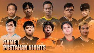 PUSTAHAN NIGHTS GAME 1 - GABBI, TIMS, YOWE, ABENG, PALOS vs KUKU, MAC, FORCE, RAVEN, BARLO!