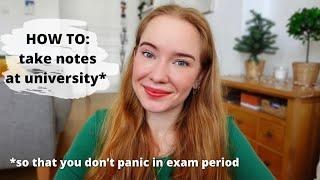 Tips for note taking at university that will help you at exam time #shorts