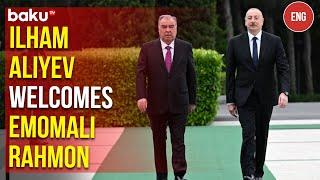 An official welcoming ceremony was held for President of Tajikistan Emomali Rahmon