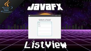 JavaFX ListView 