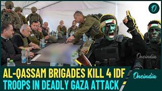 Hamas Stabbing VIDEO: Al-Qassam Fighters Kill 4 Israeli Soldiers With Knives Out Attack | Watch