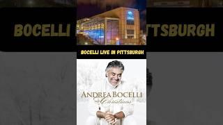 Andrea Bocelli “White Christmas” Live in Pittsburgh #shorts #christmas #opera