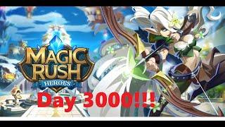 Magic Rush: Heroes - Day 3000!!! My last daily routine in the game... (2023.11.21.)