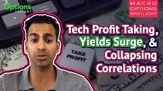 Tech Profit Taking, Yield Surge, & Collapsing Correlations | Best Trading Options Strategies