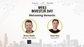 Opening Remarks - Web3 Investor Day 2024