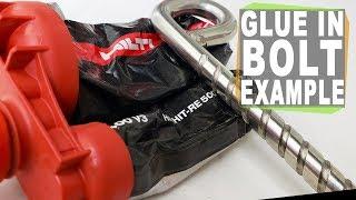 Installing Glue In Bolts - Monster Crux with Hilti V3 500