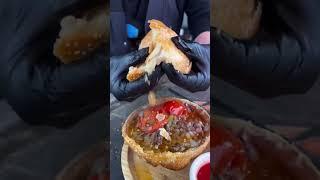 Crispy outside, juicy inside! Central Asian meat bread = Xinjiang vibes!  #shorts