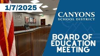 Board Meeting 1/7/2025