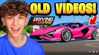 Reacting To My OLD Driving Empire Videos!