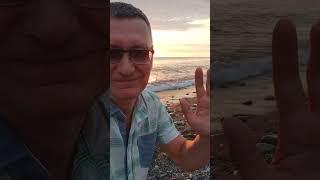 Морской закат Солнце и море Дельфины говорят Лето в Сочи #море #дельфины #закат