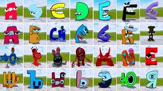 BATTLE RUSSIAN ALPHABET LORE vs ENGLISH ALPHABET LORE vs SPANISH In Garry's Mod !