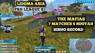 LIDOMA ASIA CUP | PRO LEAGUE S3 THE MAFIAS 7 MATCHES 6 BOOYAH|TURNAMENT HIGHLIGHT | ROCKY, @RDX