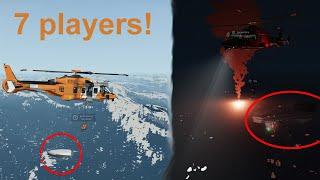 [Stormworks] Multiplayer: Intense and dangerous rescues with epic helicopter!