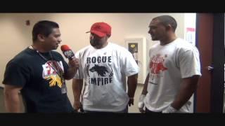 UFC fighter Eugene Jackson and his son Nikko Jackson interview