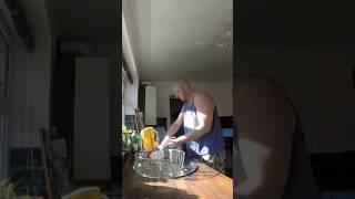Washing the dishes #funny #timelapse #howto #cleaning #clean #washing #kitchen #cleaningmotivation