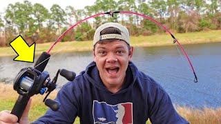 Dock Demon Fishing Rod Challenge! (Impressive)