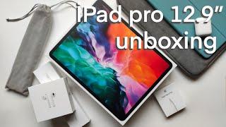 iPad PRO 12.9" Unboxing + Apple Pencil 2 & Accessories + Procreate first impression 