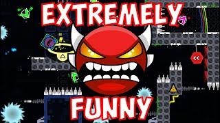 This Insane Demon Was EXTREMELY FUNNY (How To Dash Orbs Review + Completion) | Geometry Dash