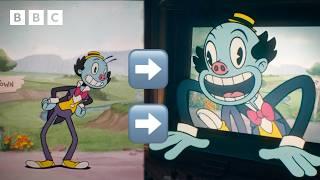SCARY cartoon comes out of the cinema screen  | Doctor Who - BBC