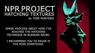 Blender NPR Project - Hatching Shadows (by Toni Mortero)