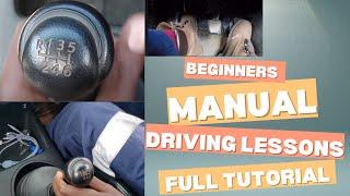 How to drive a Manual car from scratch- driving lesson with clutch advice (Full tutorial)