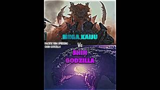 Mega Kaiju vs Shin Godzilla #shingodzilla #pacificrim #vsbattle #vsedit #wisedit #wis #whoisstronger