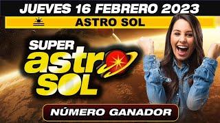 ASTRO SOL EN VIVO. Resultado último sorteo ASTRO SOL para hoy 16 DE FEBRERO 2023.