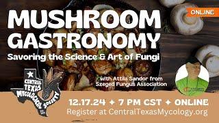 ONLINE: Mushroom Gastronomy: Savoring the Science and Art of Fungi