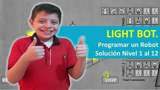  Light Bot. Programar un Robot - Solución Nivel 1 al 12