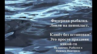 Рыбалка на пенопласт. Фидерная рыбалка в Нижнем Новгороде