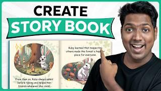 How To Create STORY BOOK For Kids Using AI  | Amazon KDP