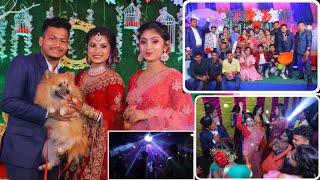 দাদার Reception খাট সাজানো থেকে শুরু করে সারাদিনে কি কি করলাম || Ripon & Priyasmita