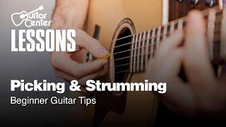 How to Use a Guitar Pick (and Basic Strumming Patterns) | Beginner Guitar Tips