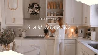 [ 6 AM Diaries ] Calm Winter Morning At Home | Slow Living  | Baking & Cooking | SILENT VLOG