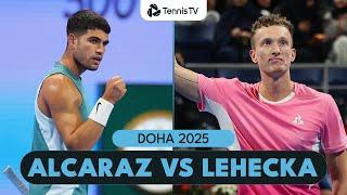 Jiri Lehecka SHOCKS Carlos Alcaraz | Doha 2025 Highlights