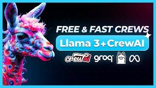 How To Connect Llama3 to CrewAI [Groq + Ollama]