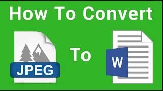 How To Convert Image To Text Using Google Docs (JPEG to DOCX)