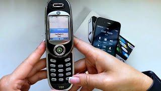 Motorola V80 vs Apple IPhone 4 / Incoming & outgoing calls