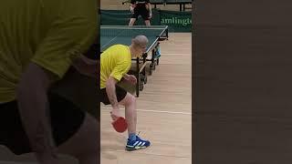 JUST LEAP INSTEAD OF FIXING FOOTWORK  #tabletennis #pingpong #bestmoments #shorts