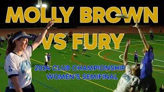 FULL GAME - Fury vs Molly Brown | Women's Semifinal | 2024 USA Ultimate National Championships